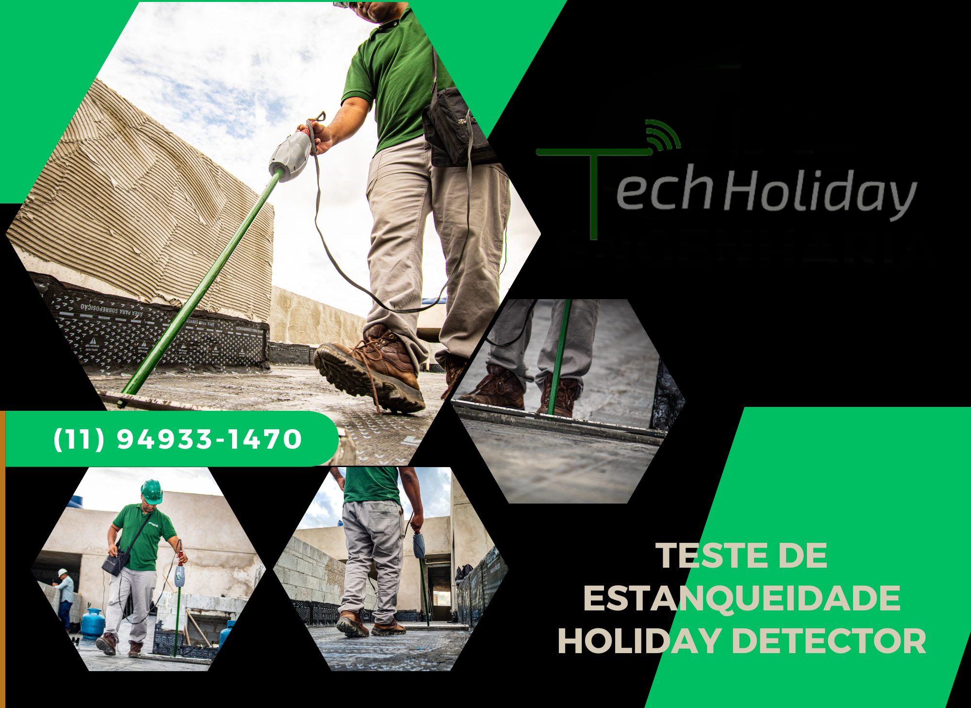 Detector Holiday - Teste de estanqueidade rápido e preciso, o melhor do Brasil